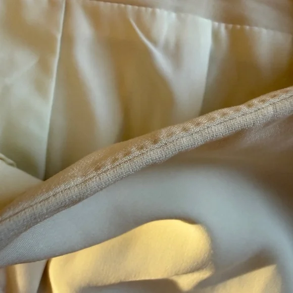 Rare Vintage Women’s white High-Waisted Ponte Pants Sz 27”slight flare - Picture 11 of 15